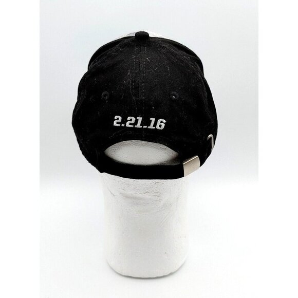 NASCAR Daytona 500 2/21/16 Silver Sparkle Camouflage Black Hat Cap Womens - Picture 4 of 8